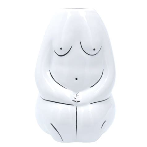 naked lady vase|Naked Lady Pot, Kneeling Curvy Nude Woman Vase, Female。